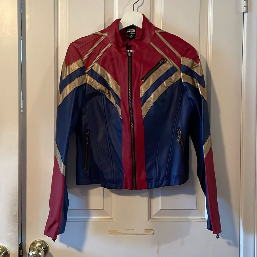 Her Universe Captain Marvel Faux Leather Jacket